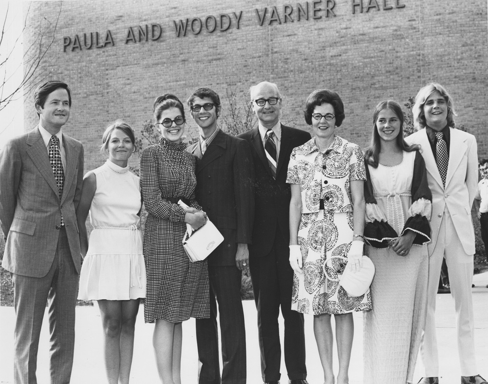 The Varners at the dedication of Varner Hall, July 9, 1971